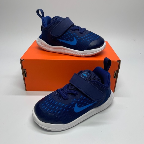 Nike Other - New Nike Free RN 2018 Blue/White Toddler Shoes